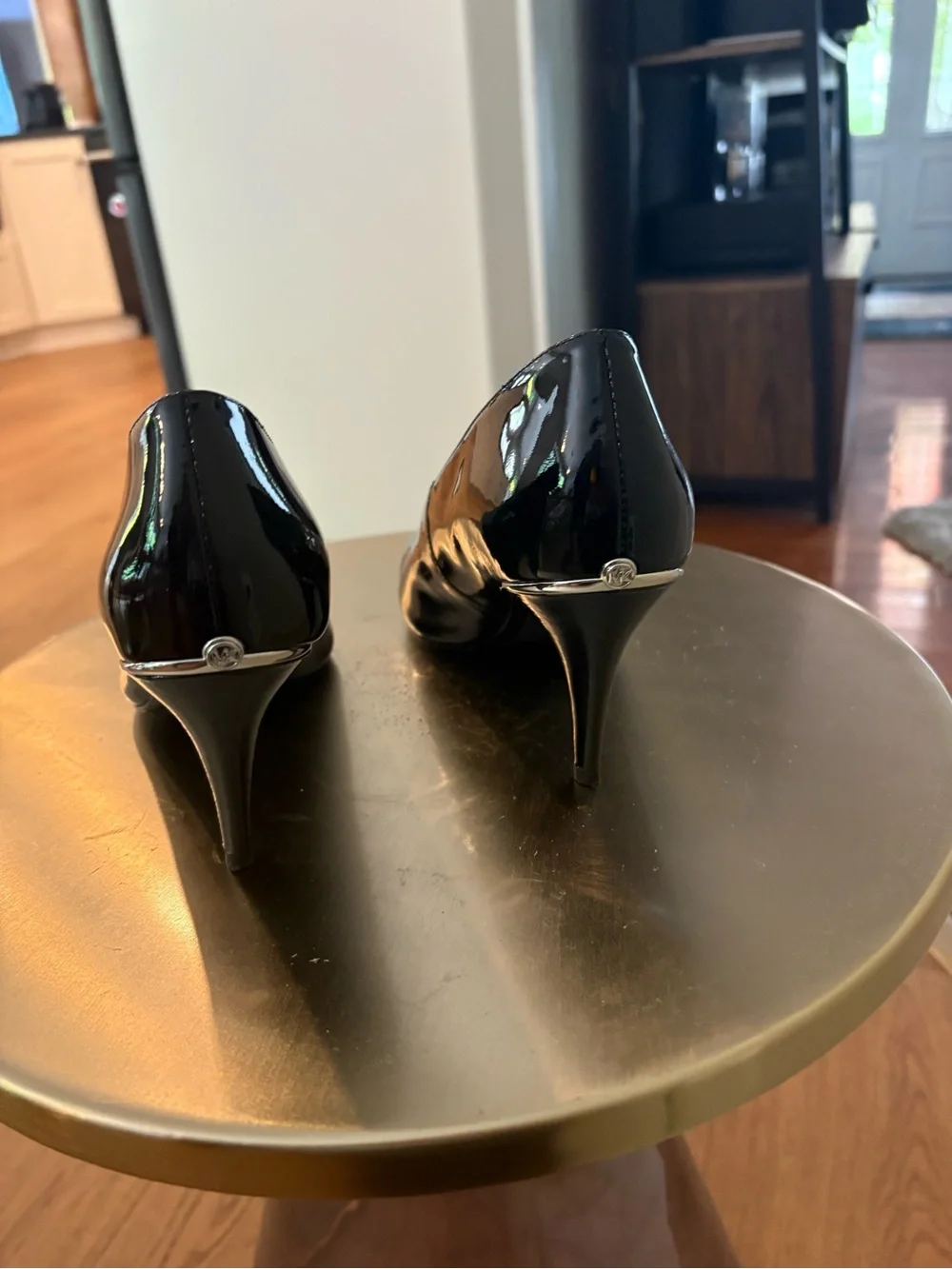 Michael Kors Black Patent Pointed-Toe Pumps